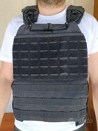 Vest Giubbotto Zavorrato con piastre 9 kg totali