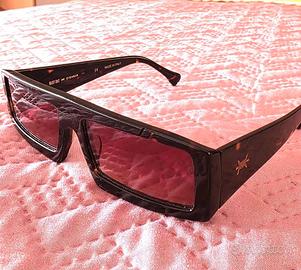 Occhiali da sole scuri rettangolari tartaruga marr