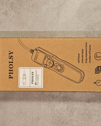 Pholsy Romote Control with Digital Timer S8
