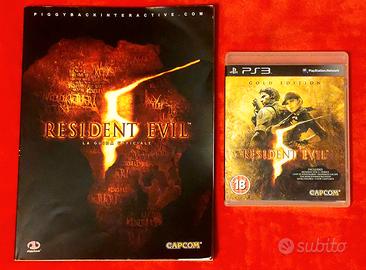 Resident evil 5 gold edition  + guida  in italiano