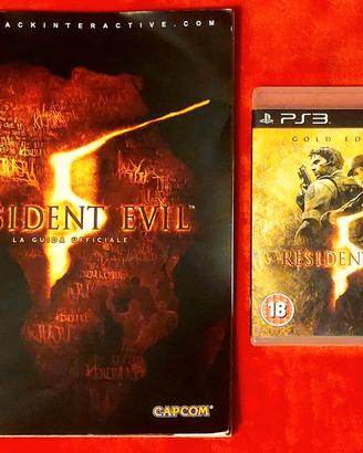 Resident evil 5 gold edition  + guida  in italiano