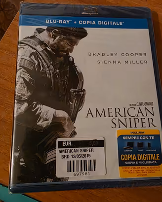 American Sniper Bluray NUOVO