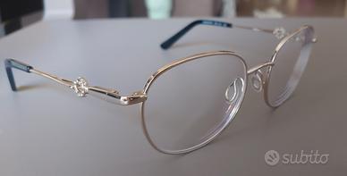 Occhiali da vista da donna dorati