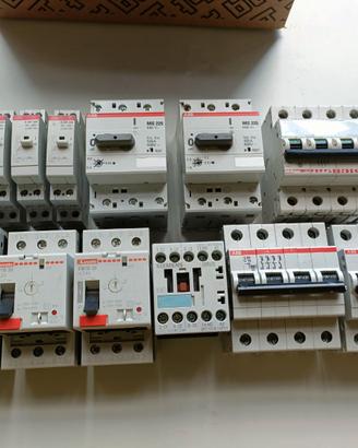 materiale elettrico ABB, Lovato, Siemens, Bticino