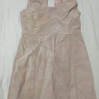 vestito corto scamosciato 