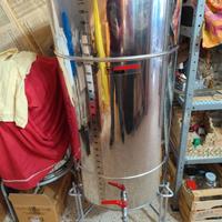 Serbatoio bidone contenitore fusto olio 140 litri