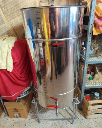 Serbatoio bidone contenitore fusto olio 140 litri