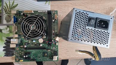 scheda madre + processore + alimentatore 