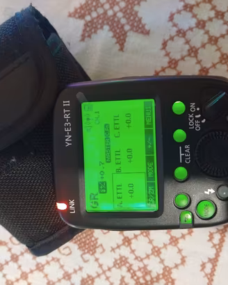 Trigger Yongnuo YN-E3-RT-II per Canon 