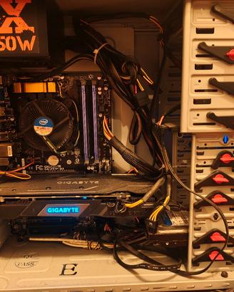 PC Desktop + monitor FHD Asus 