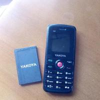 Telefono cellulare Yakota E58 GSM/GPRS rosso/nero