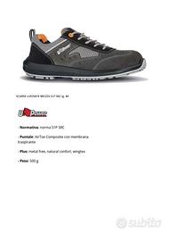 scarpe U-Power BREZZA S1P tg. 44