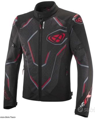 IXON Giubbino Moto Demoniak Uomo Rosso Motor's Pas