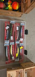 Grande lotto attrezzatura da pesca