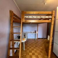 Letto a soppalco matrimoniale