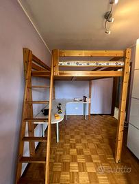 Letto a soppalco matrimoniale