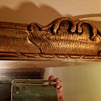 specchio grande rettangolare in legno cornice ioro