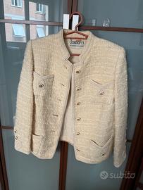 Giacca bianca bougle’ modello chanel