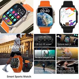 Smartwatch SPORT Ultra 9 Bluetooth, wireless