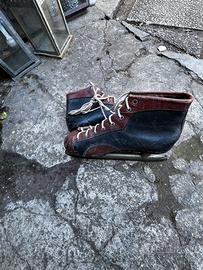 Pattini ghiaccio vintage anni  40