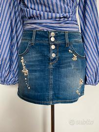 Minigonna Liu Jo con perle taglia S-M