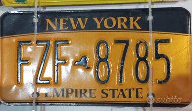 Targa americana originale