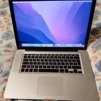Mac book pro 1 Tare 15 pollici
