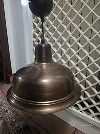 lampadario in ottone
