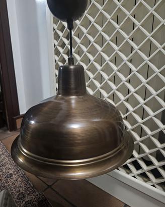 lampadario in ottone