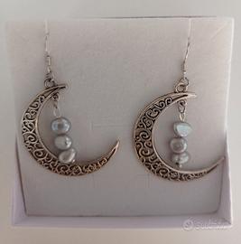 ORECCHINI IN MATERIALE ANALLERGICO BRUNITO