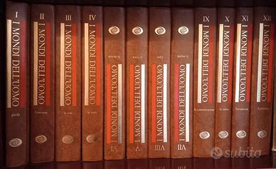 enciclopedia " i mondi dell' uomo " 