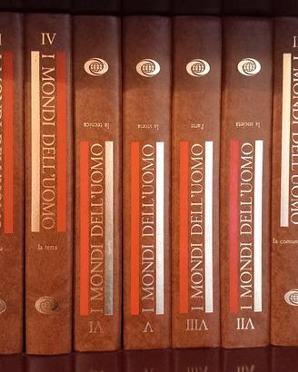 enciclopedia " i mondi dell' uomo " 