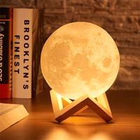 Moon lamp- Lampada a forma di luna a LED