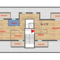 Attico a Porto San Giorgio, 5 locali