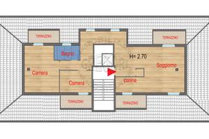 Attico a Porto San Giorgio, 5 locali