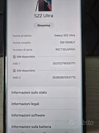 Samsung S22 Ultra Scheda madre