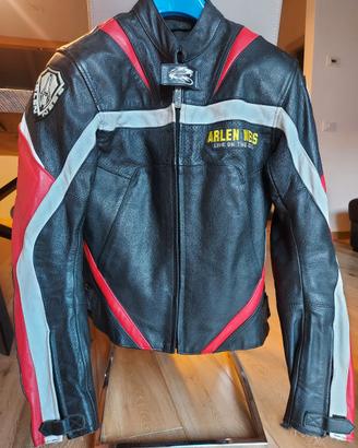 GIACCA MOTO IN PELLE