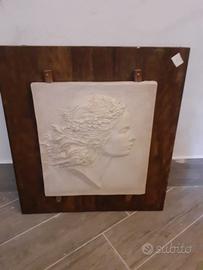 quadro scultura dea bendata