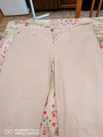 Pantaloni Cotone Beige Holiday 