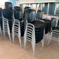 Sedie impilabili ignifughe