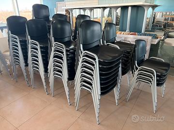 Sedie impilabili ignifughe