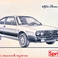 ALFAROMEO SPRINT 1.3-1.5-1.5 Q.V. LIBRETTO USO MAN
