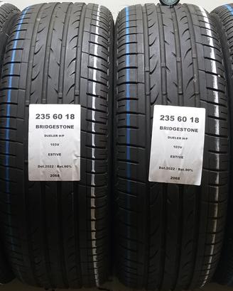4 GOMME 235 60 18 BRIDGESTONE A2068