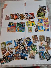 set 50 pezzi tessere simpson ferrero figurine gero