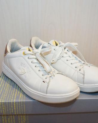 Sneakers Uomo/Unisex NAUTICA in Ecopelle Bianche