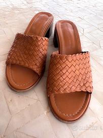 Sandali intrecciati Comptoir des Cotonniers, pelle