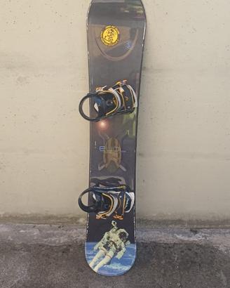 Set Snowboard EVOL 152cm + Attacchi + Sacca