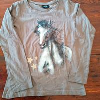 maglietta cavallo bambina Page One Young 