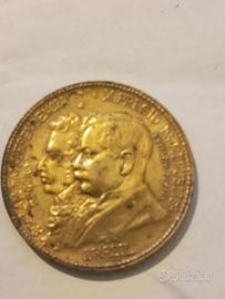 moneta da 1000 reis del Brasile 1922