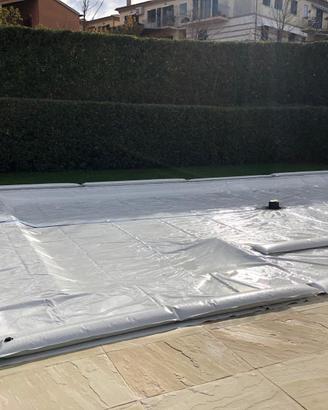Copertura PISCINA 10x5 mt + scala 2,45x1.30 +POMPA